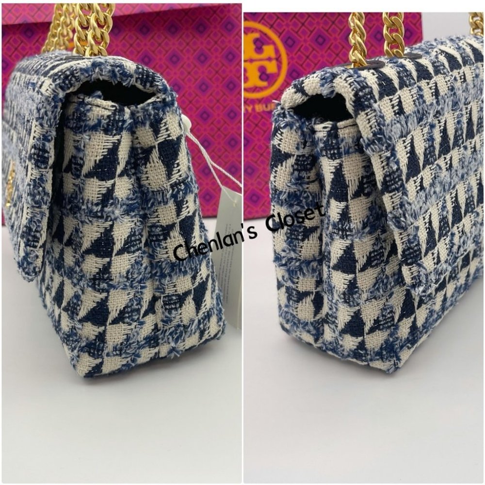 ✨NeW! Tory Burch Kira Tweeted Small Shoulder Bag - Picture 11 of 17